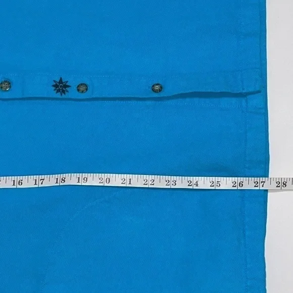 Byrkit Inc NWT Teal Blue Long Sleeve Shirt - Picture 14 of 16